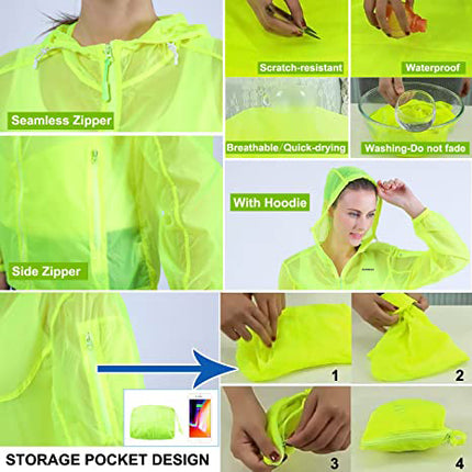 Sidiou Group Anniou UV Protection Windbreaker Jacket upf50+ Lightweight Quick Dry Sun Protection Clothing for Women Men - Sidiou 