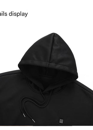 7 area heated hoodie with hood