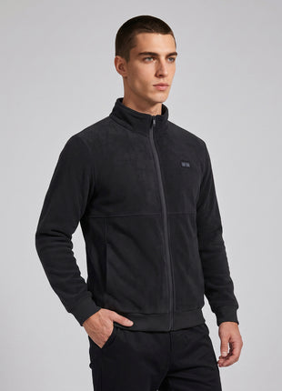 8 Area #Black Heated Fleece Jacket