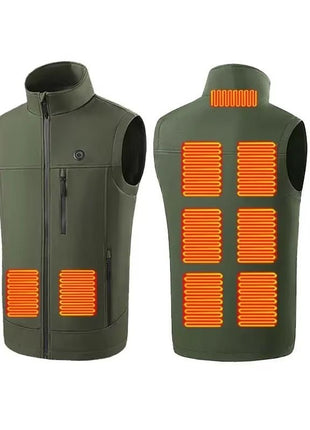 9 Area Softshell Heated Vest - Sidiou Group