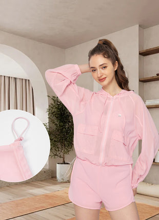 Adjustable Fashion Zip Top Gym Clothes Jacket