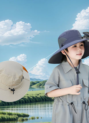 Adjustable Solar Fan Fishing Hat