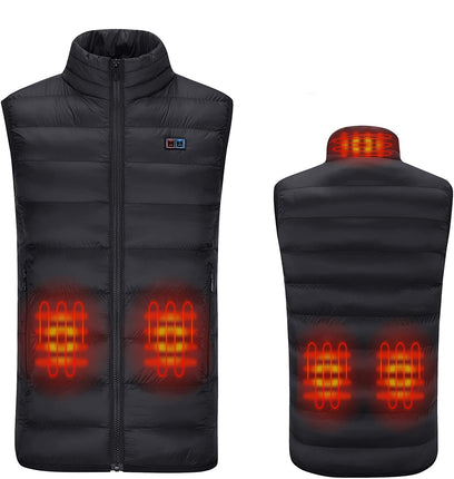 Anniou Black DuPont Eco Cotton Heating Gilet