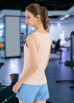 Back of Women's Fitness Gym Vest