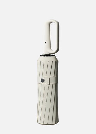 Beige Portable Sunshade Umbrella with Ring Buckle