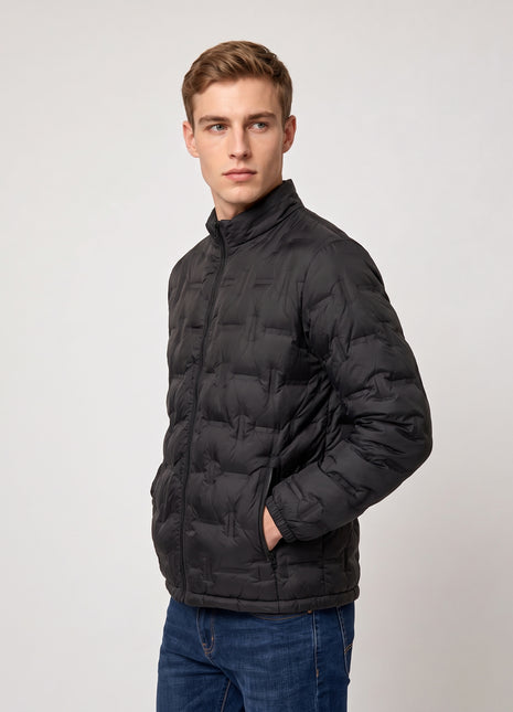 #Black Heated Duck Down Jacket