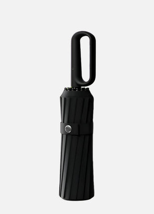 Black Portable Sunshade Umbrella with Ring Buckle