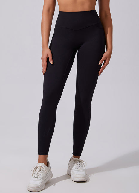 Black Seamless Butt Lift High-Waist Yoga Pants