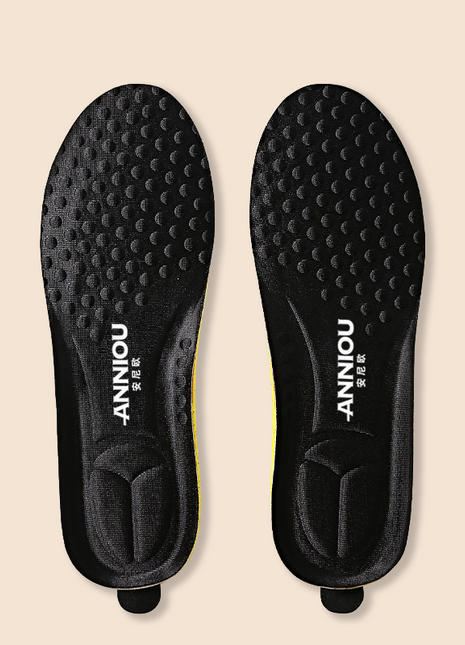 Black Smart Controlled Electric Heated Insoles