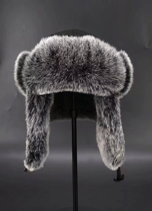 #Black Men Winter Trapper Hat