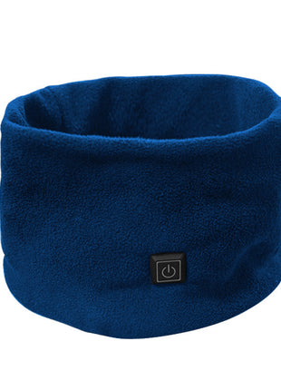 Blue Outdoor Polar Fleece Neck Heated Scarfs