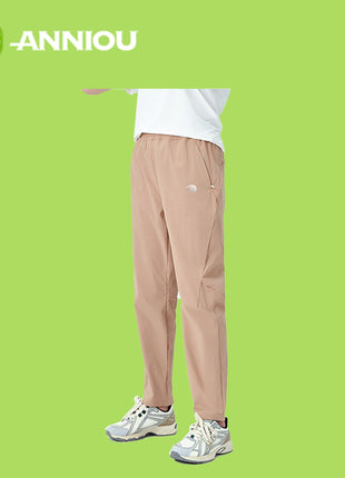 Brown Leisure Quick Drying Lightweight Training Pants