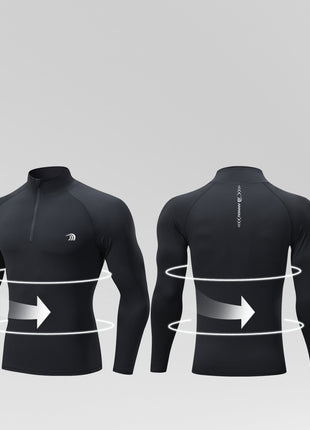 Casual Long-sleeved Tights Men T-shirt
