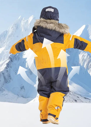 Children Waterproof Snow Suits 