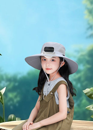 Children Wide Brim Sun Hat