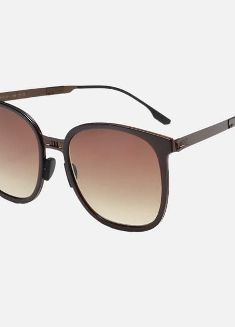 Coffee Metal Folding Sunglasses