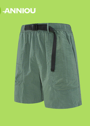 Dark Green Men's Running Athletic Workout Shorts