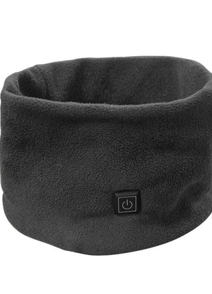 Dark Grey Outdoor Polar Fleece Neck Heated Scarfs
