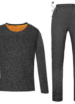 Dark Grey Warm Thermal Underwear Set