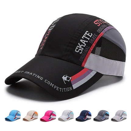 Custom Logo Summer Women Men Outdoor Windproof Baseball Cap Sports Quick Dry Golf Sunscreen Cap Manufacturer