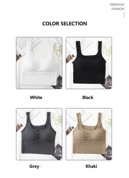 Sidiou Group Anniou Wholesale Summer Fashion Padded Camisole Sexy Underwear Women Breathable Beauty Back Tank Top