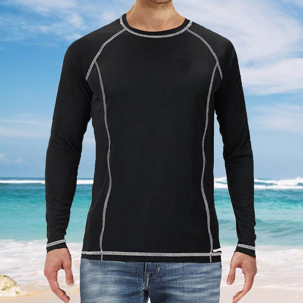 Customized Men Long Sleeve Top UPF50+ UV Sun Protection Quick Dry Shirts Breathable Raglan Long-sleeved T-shirt