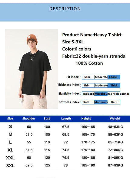 Custom 250G Round Neck Short-sleeved T-shirt Summer Loose Men's and Women's Half-sleeved Tshirt Custom Graphic T shirt
