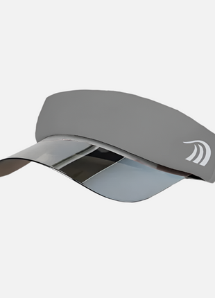 Empty Top Tennis Cap in Grey
