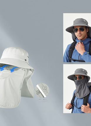 Fisherman Hat With String And Neck Flap