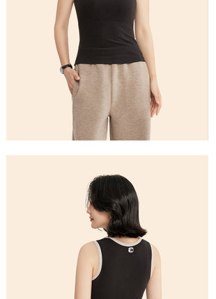 Women's Color-blocked Square Neck Vest