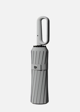 Grey Portable Sunshade Umbrella with Ring Buckle