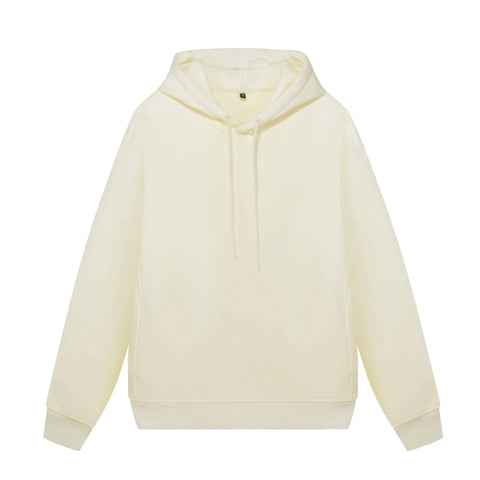 Wholesale Blank 600 gsm Oversized Fleece Hoodie Loose Drop Shoulder Sweatshirt for Women Couple Custom Embroidered Sweatshirts