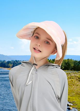 Kids Wide-brimmed Adjustable Top Hat with Empty Crown
