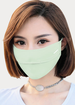 Light Green Sun Protection UV Face Mask