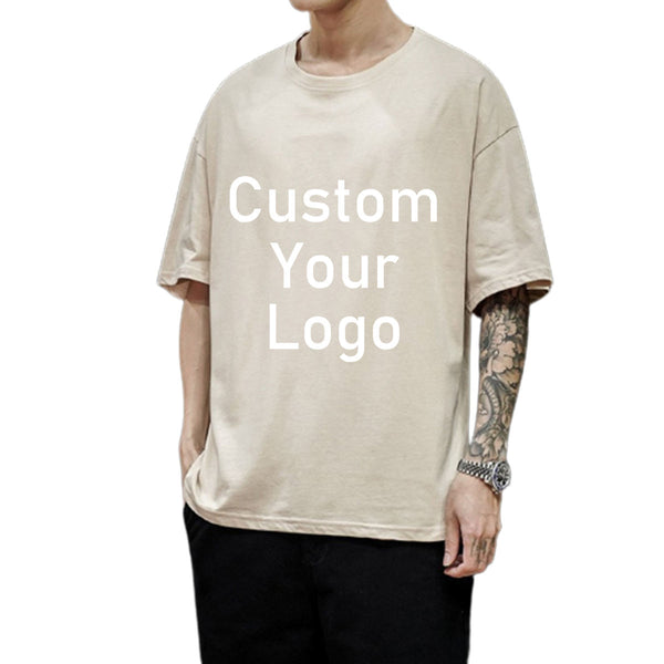 Factory Custom Designs Blank Men t-shirts Cotton Plain Oversized T shirt Wholesale