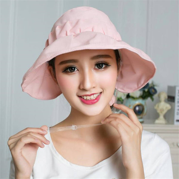 Sidiou Group Summer Empty Top Anti Sun Hat For Cycling Hiking Outdoor Ladies Beach Hat Breathable Cotton Women Sun Hat