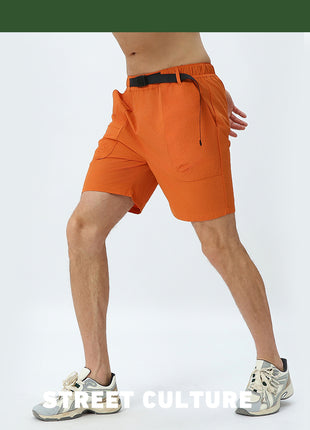 Men Adjustable Running Shorts