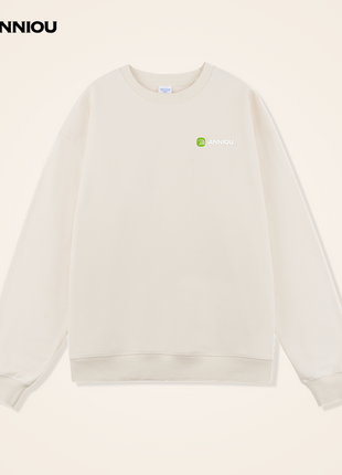 Men's Apricot Heavy Weight Crewneck Dropped Shoulder Sweatshirt