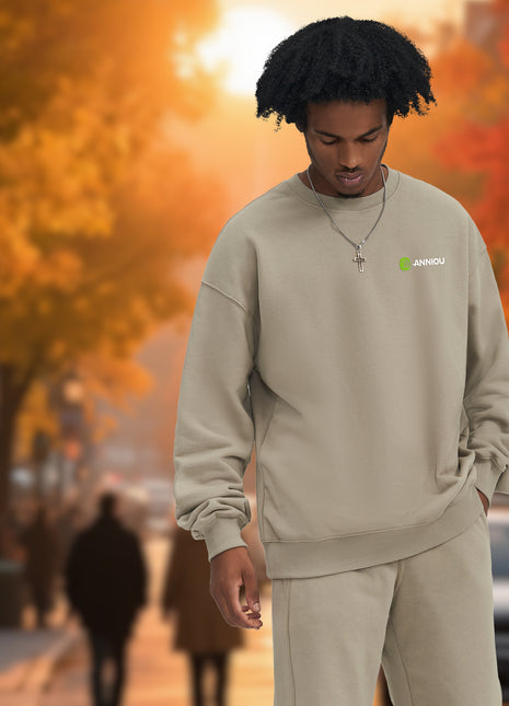 Men's Heavy Weight Round Neck Pullover Sweatshirt