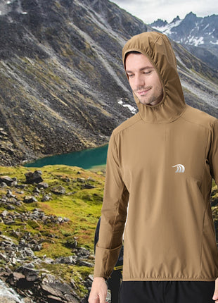 Men's Hooded Long-sleeved Sweatshirt