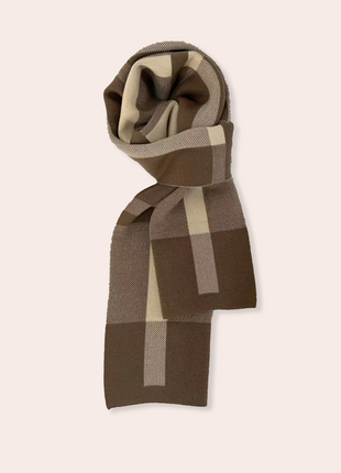 Men's Khaki Knitted Thermal Scarves