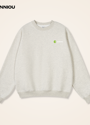 Men's Round-Neck Thickened Dropped-Shoulder Pullover