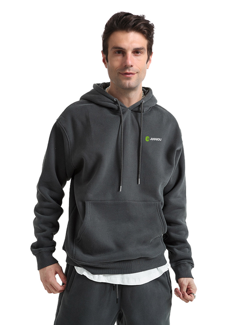 men's oversized drawstring hoodie