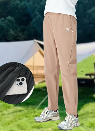 Men's Quick drying Sports Pants with Hidden Zipper Pockets 