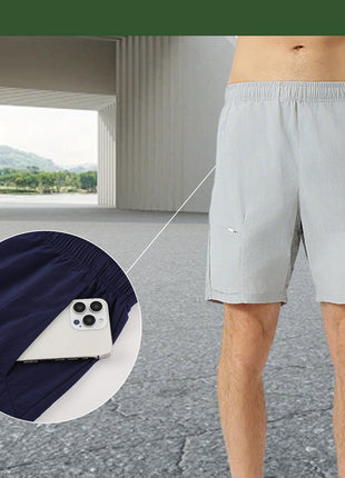 Men's Stretch Quick-drying Running Shorts with Pocket