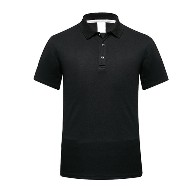 Mens black Custom Polo Shirt