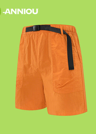 Orange Men's Running Athletic Workout Shorts