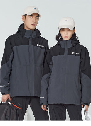 Custom Outdoor 3-in-1  Windproof Fleece Jackets