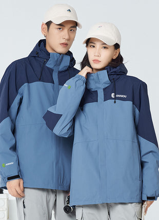 Custom Outdoor 3-in-1  Windproof Fleece Jackets