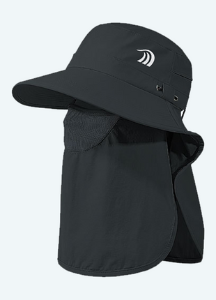 Outdoor Men Black Anti Uv Sun Hat